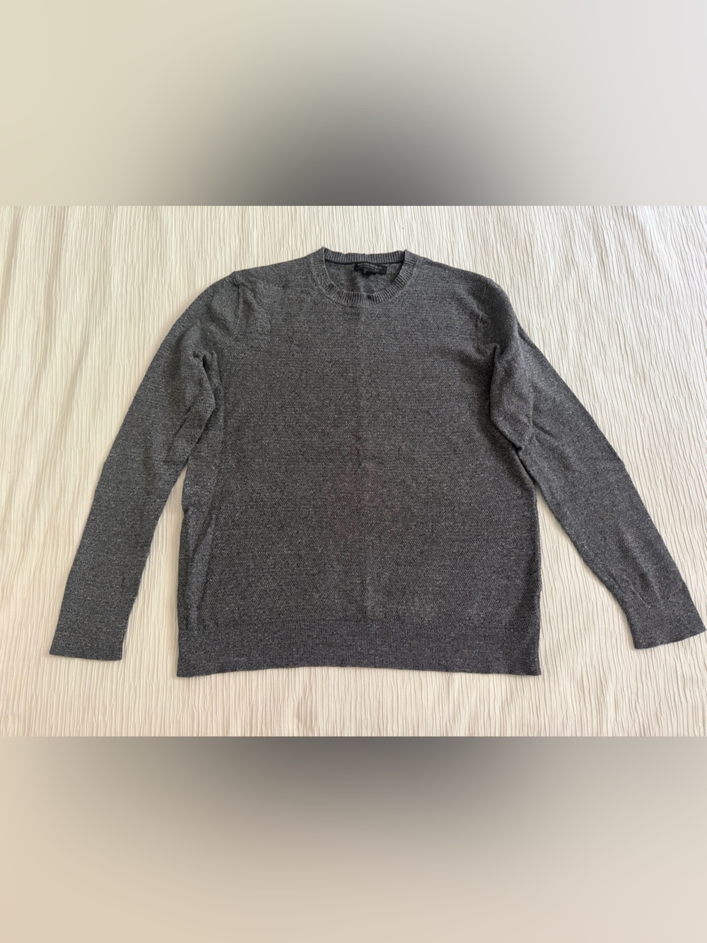 Banana Republic Men's Crewneck Sweater - Charcoal Gray